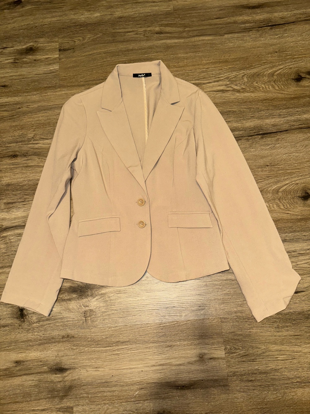 Papaya Women's Light Beige Tailored Blazer